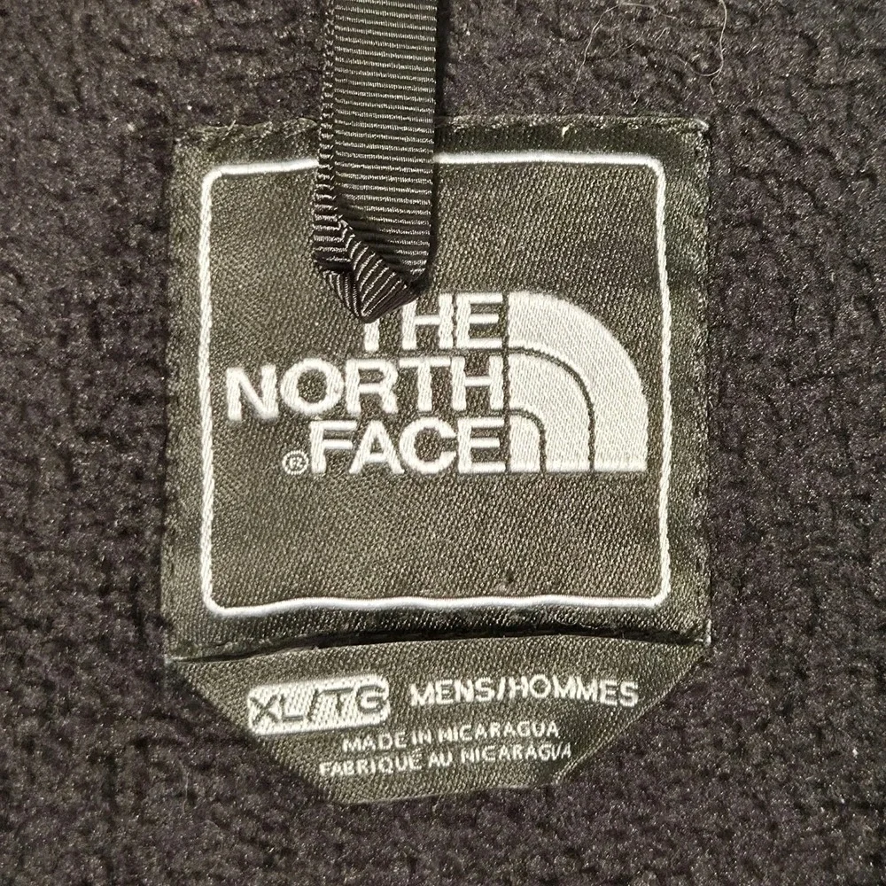 The North Face Denali Jacket Mens XL Black Polartec Fleece Full Zip Hiking Lined